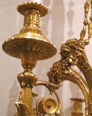 Antique Louis XV Style Gilt Bronze 10-Light Chandelier