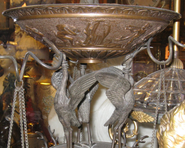 Pair Antique Italian Grand Tour Bronze Incense Burners