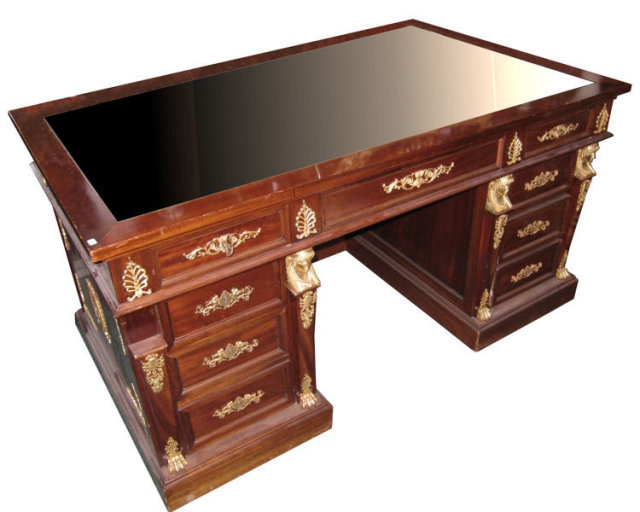 Antique Neo-Egyptian French Empire Revival Desk
