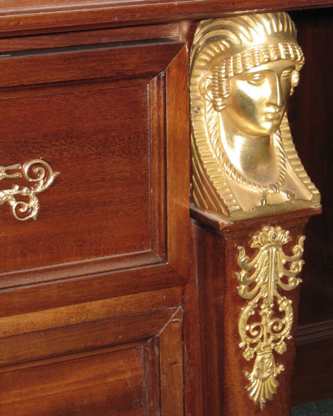 Antique Neo-Egyptian French Empire Revival Desk