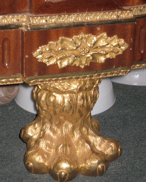 Antique French Louis XVI Style Sideboard Commode After Guillame Benneman