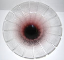 Schneider Violet Glass Centerpiece Footed Bowl