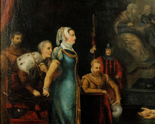 Audience with Queen Elizabeth I Oil on Canvas