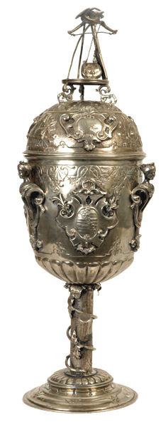 Prussian Silver Hunting Pokal Goblet