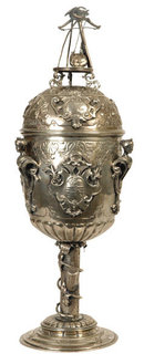 Prussian Silver Hunting Pokal Goblet