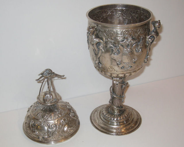 Prussian Silver Hunting Pokal Goblet
