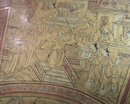 Antique Set of Red Vermilion Japanned Chinoiserie Nesting Tables