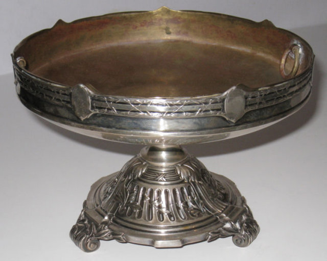 Neoclassical German Silver Centerpiece & Compotes