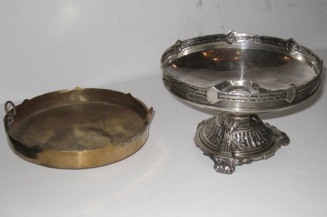 Neoclassical German Silver Centerpiece & Compotes