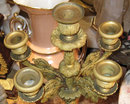 Pair Antique French Restauration Charles X Period Ormolu Candelabra