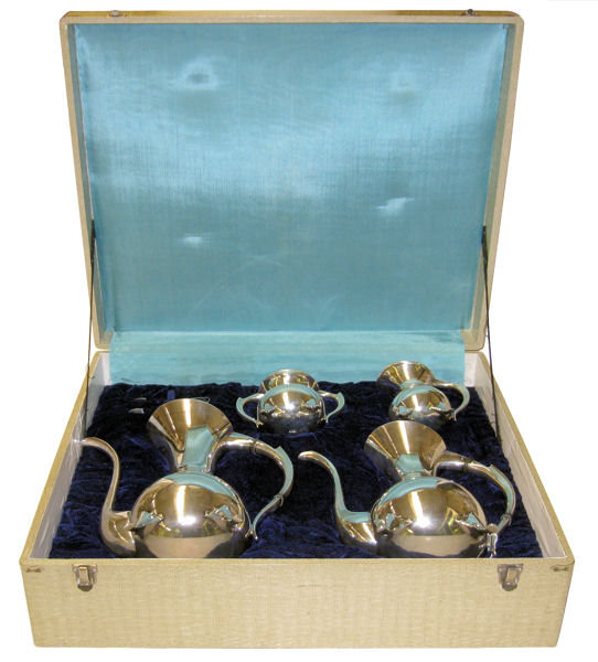 Mid-Century Japanese Sterling Tea & Coffee Set