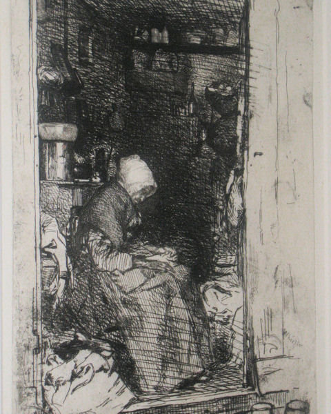 James Abbott McNeill Whistler Framed Etching