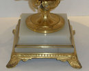 Antique French Champleve Bronze Centerpiece