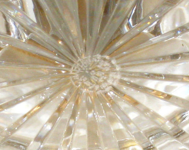 Bronze Mounted Crystal Glass Vase Centerpiece by Baccarat