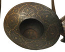 Group of Islami Persian Qajar Gold and Silver Inlaid Steel Ewers and Basin