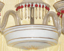 Pair of Venetian Style Opaline Glass Sconces Attr. to Baccarat