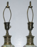 Pair of British Arts & Crafts Ceramic Table Lamps by Moorcroft
