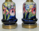 Pair of British Arts & Crafts Ceramic Table Lamps by Moorcroft