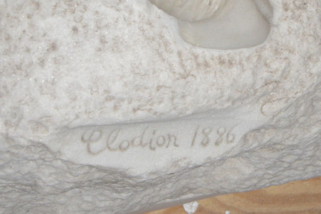 Antique Bacchanalian Group Marble Sculpture After Clodion