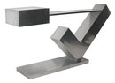 Checkpoint 1971 Aluminum Sculpture by Menashe Kadishman