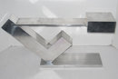 Checkpoint 1971 Aluminum Sculpture by Menashe Kadishman