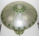 Antique Judgenstil Glass Table Lamp by Ludwig Sutterlin for Fritz Eckert
