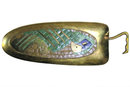 Mid-Century Parrot Mosaic Brass Tray by Salvador Teran