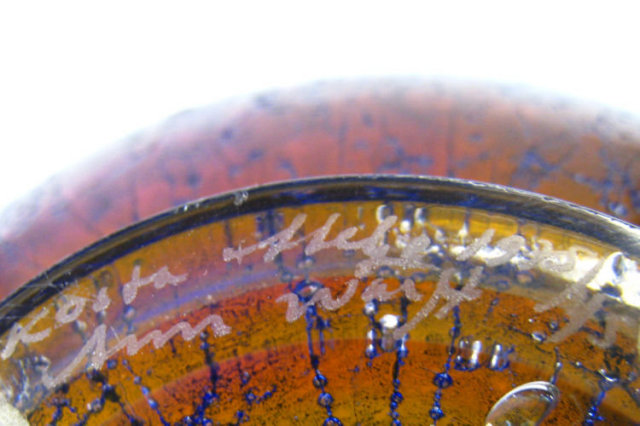 Ann Warff Glass Bowl for Kosta
