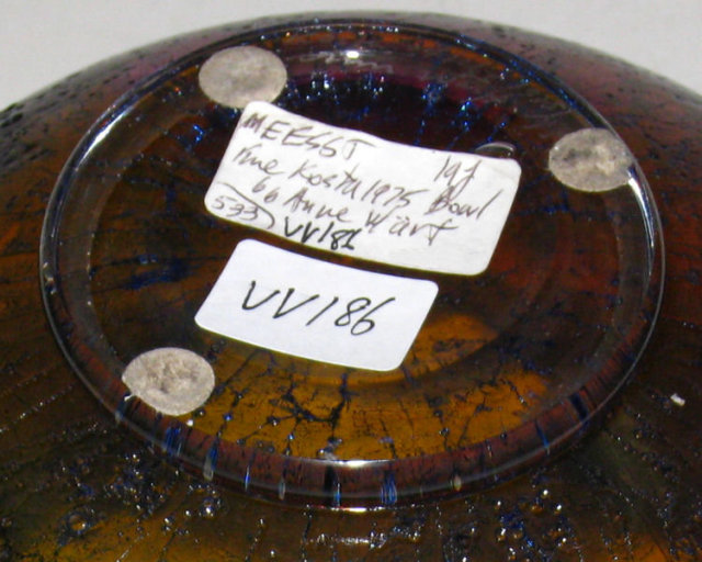 Ann Warff Glass Bowl for Kosta