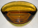 Sommerso Glass Vase Attributed to Flavio Poli for Seguso Vetri