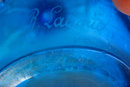 Fontaines Molded and Frosted Amethyst Glass Vase by Lalique