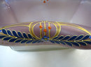 Secessionist Jugendstil Enamelled Glass Centerpiece Basket