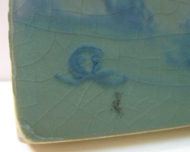 1917 Rookwood Scenic Vellum Glaze Plaque by Sallie Coyne