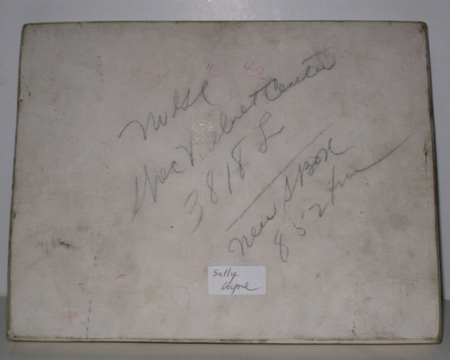 1917 Rookwood Scenic Vellum Glaze Plaque by Sallie Coyne