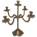 Arts and Crafts Period Hammered Copper Candelabra