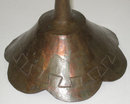 Arts and Crafts Period Hammered Copper Candelabra