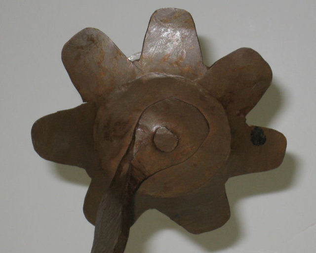 Arts and Crafts Period Hammered Copper Candelabra