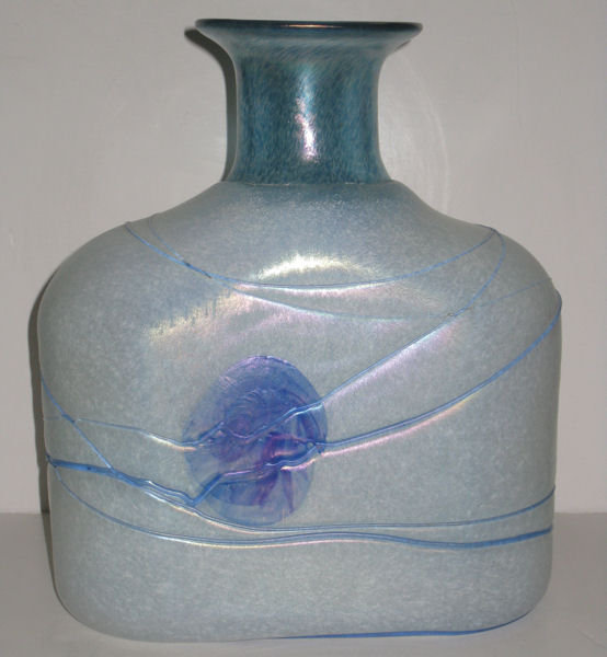 Glass Vase by Bertil Vallien for Kosta Boda