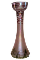 Bohemian Hyacinth Glass Vase by Pallme-Konig