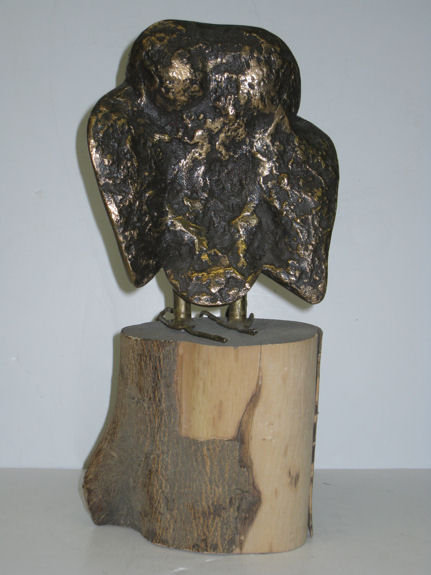 1970 Bronze Owl Figurine by Curtis Jere