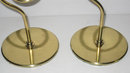 Pair of Mid-Century Modern Polished Brass Candlesticks