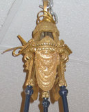 Antique French Louis XVI Style Ormolu Bronze Chandelier