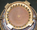 Antique Japanese Imari Centerpiece Bowl with Bronze Handles & Mounts