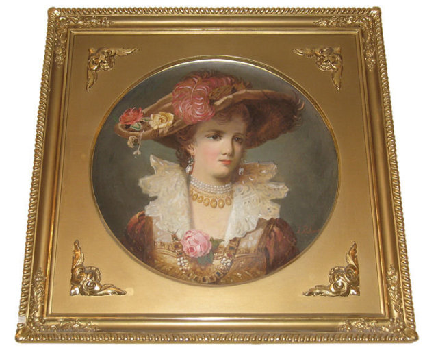 Pair of Antique Viennese Porcelain Portrait Plaques by Pirkner
