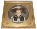 Pair of Antique Viennese Porcelain Portrait Plaques by Pirkner