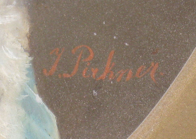 Pair of Antique Viennese Porcelain Portrait Plaques by Pirkner