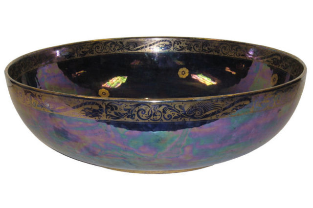 Large Maling Coronet Lustreware Bowl