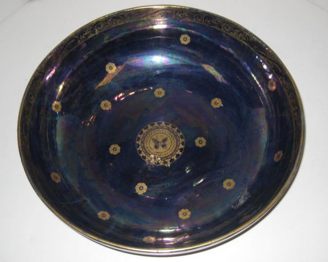 Large Maling Coronet Lustreware Bowl