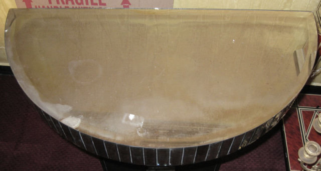 Art Deco Mirrored Glass Console Tables After Serge Roche