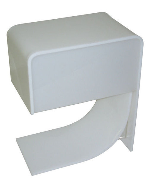 White Plastic Table Lamp by Neal Small Circa 1965